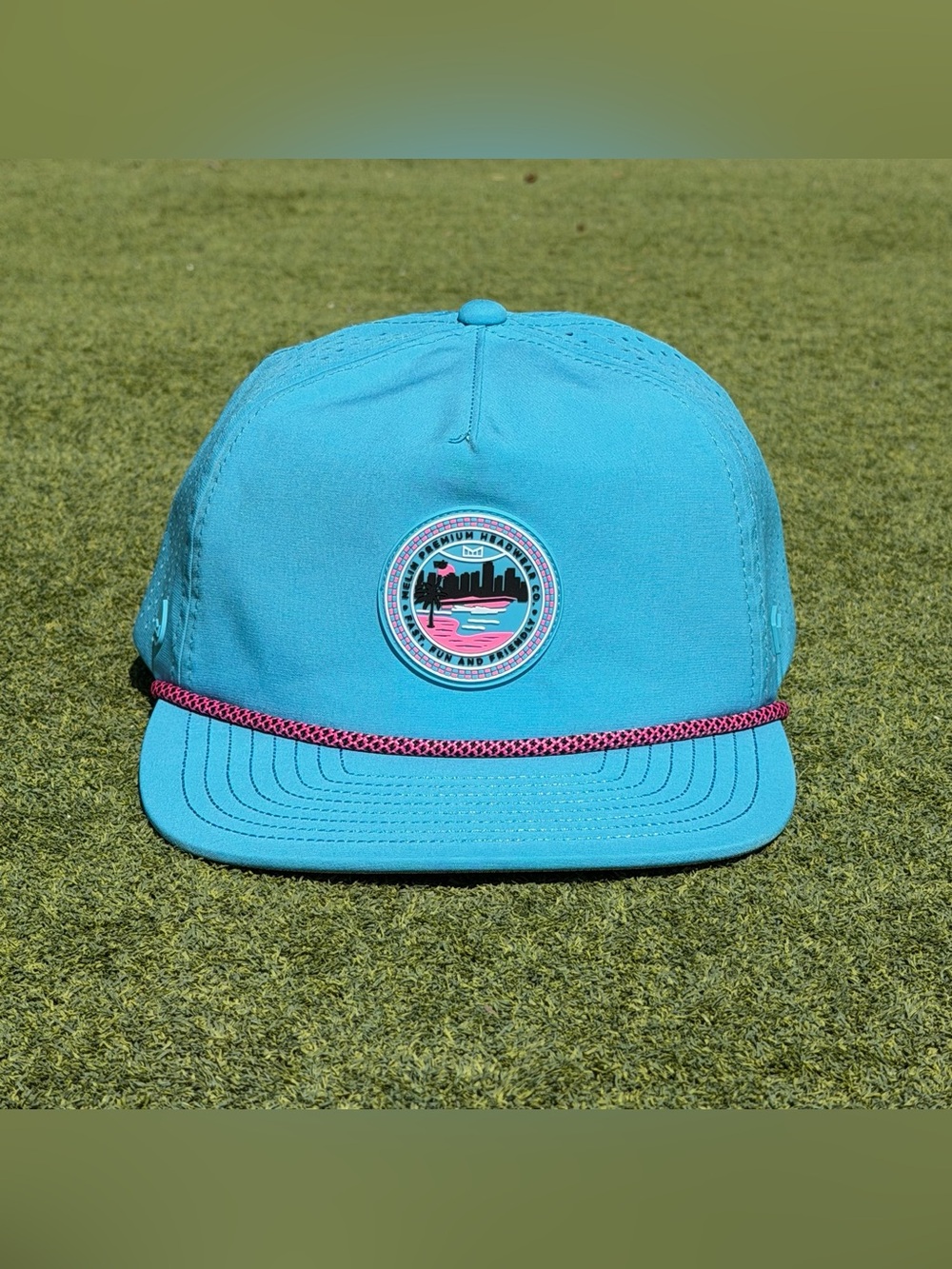 Melin Coronado Hydro Neon Collection Snapback Hat Size Classic Blue